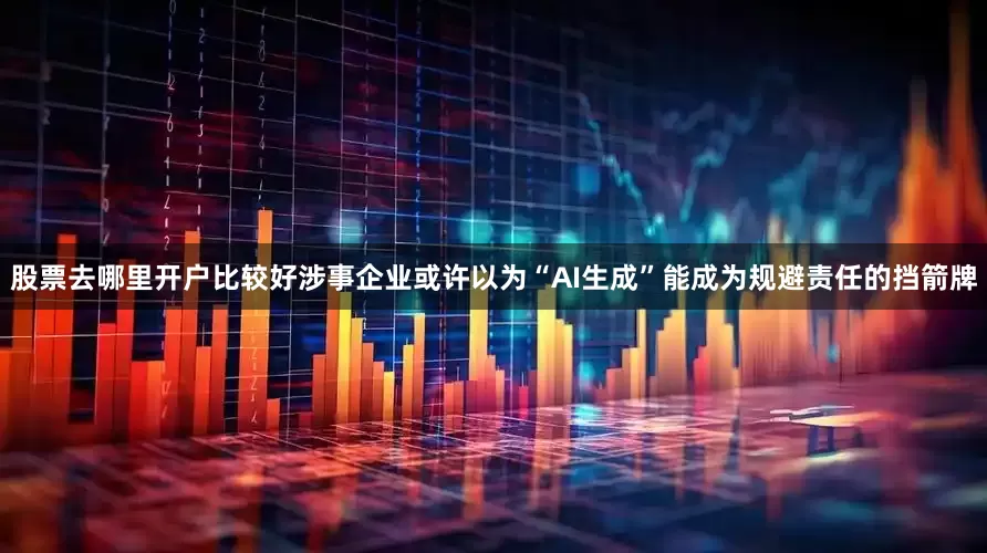 股票去哪里开户比较好涉事企业或许以为“AI生成”能成为规避责任的挡箭牌